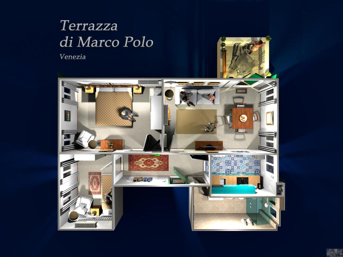 דירות ונציה Ca' Terrazza Di Marco Polo מראה חיצוני תמונה